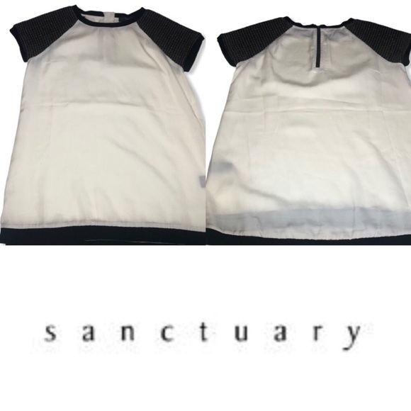 Anthropologie Sanctuary Clothing Short Sleeve Top - Picture 1 of 16